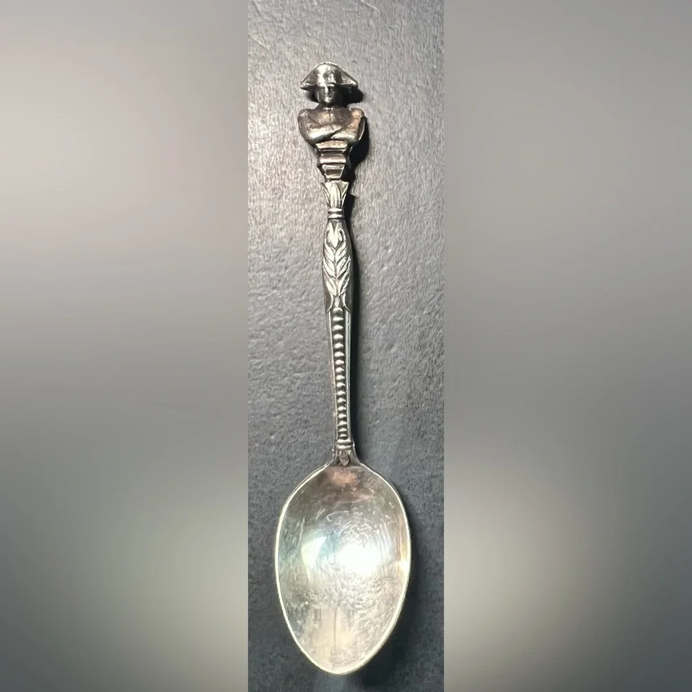 Vintage Collectible Souvenir Spoon featuring Napoleon Bonaparte & PARIS engraved